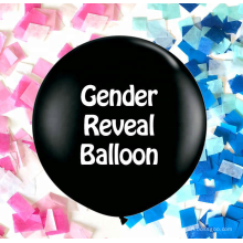 gender reveal pop giant confetti balloon